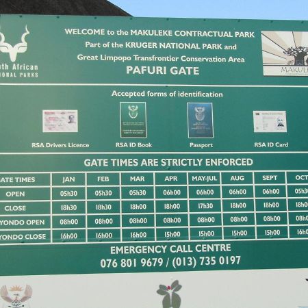 Pafuri Gate Guesthouse Mabalingwe Game Reserve Eksteriør billede